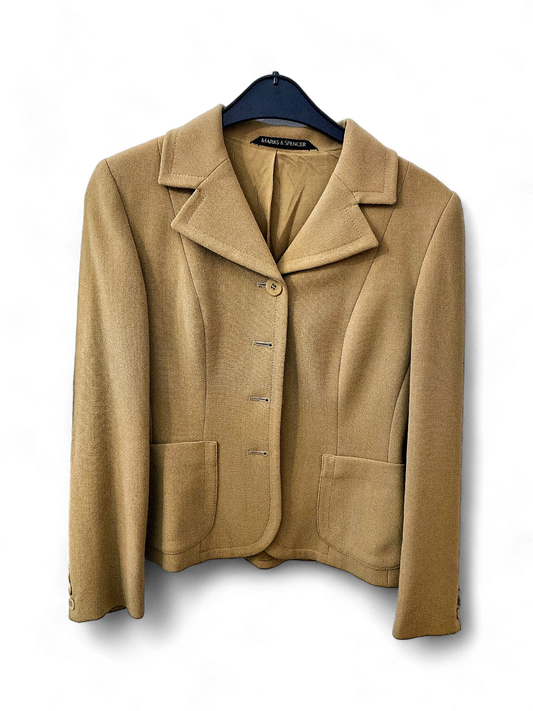 Modern Beige Wool Blend Trench Coat (€48 for set)