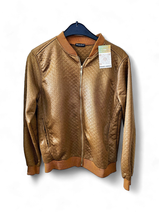 Modern Bomber Jacket in Brown