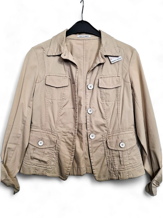 Modern Beige Trench Coat Jacket